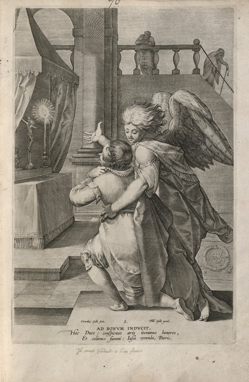 Die Dienste der Engel von Cornelis Galle I