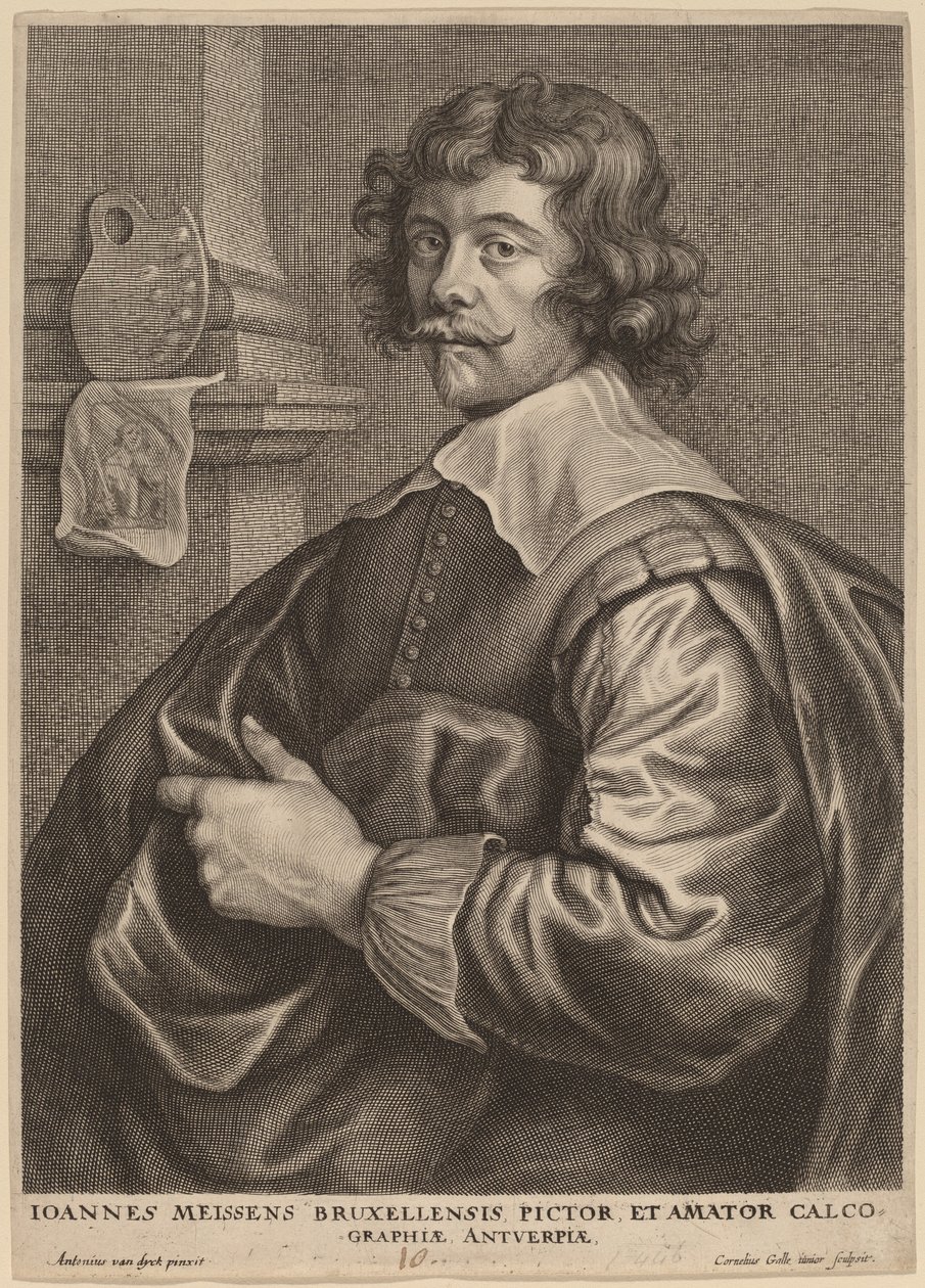 Joannes Meyssens von Cornelis Galle I after Sir Anthony van Dyck