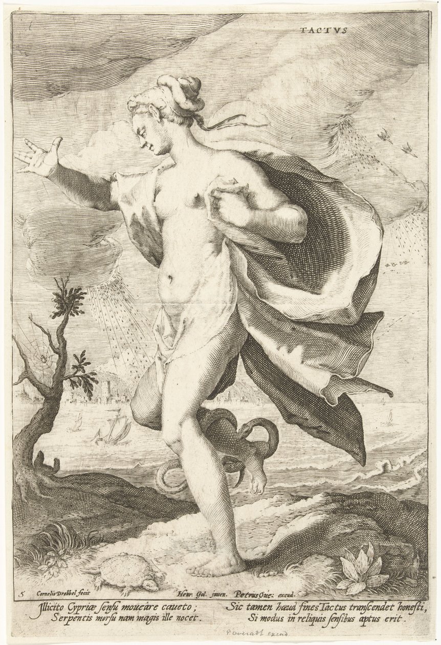Takt (Vijf zintuigen) von Cornelis Jacobsz. Drebbel