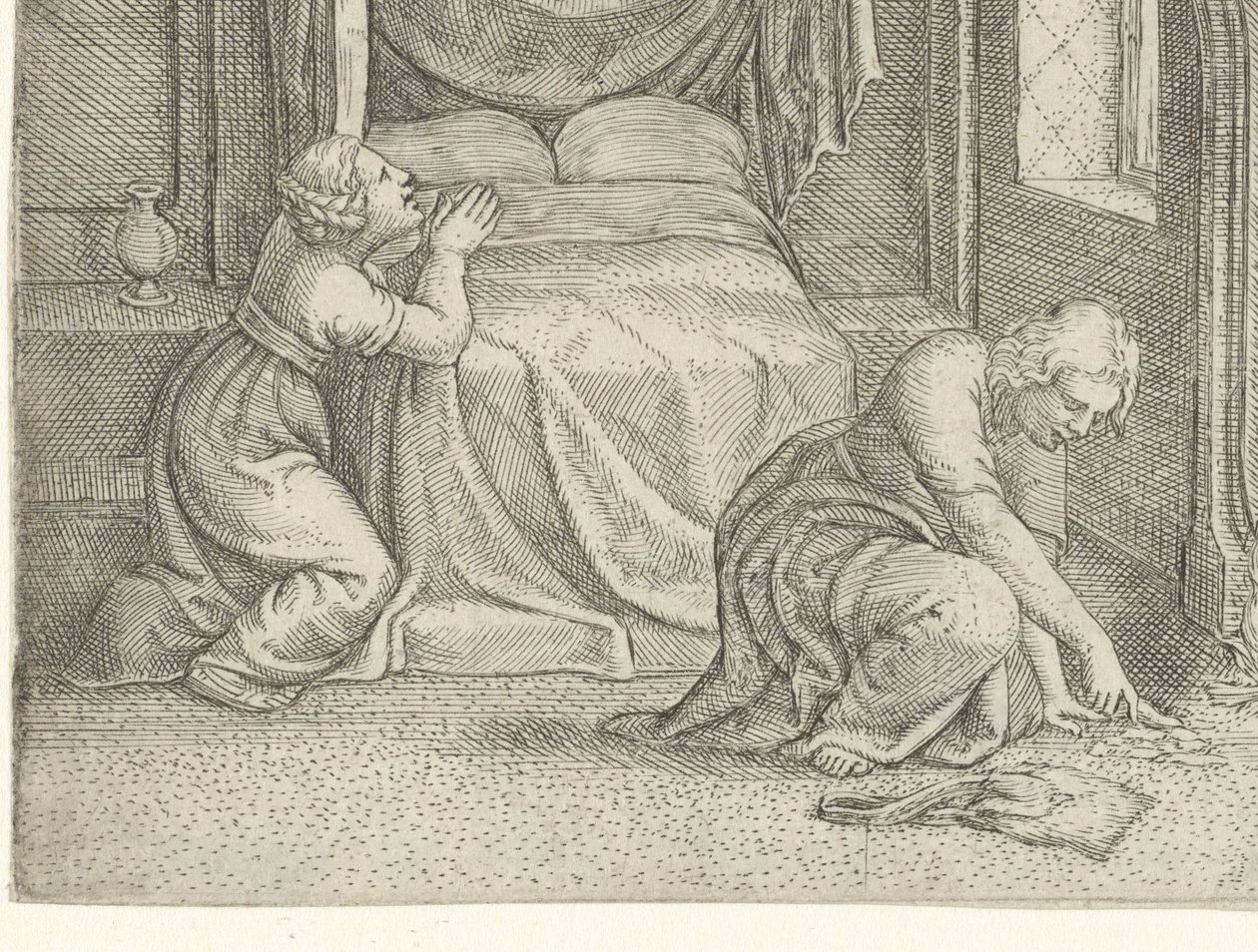 Hochzeitsnacht von Tobias und Sara von Cornelis Massijs