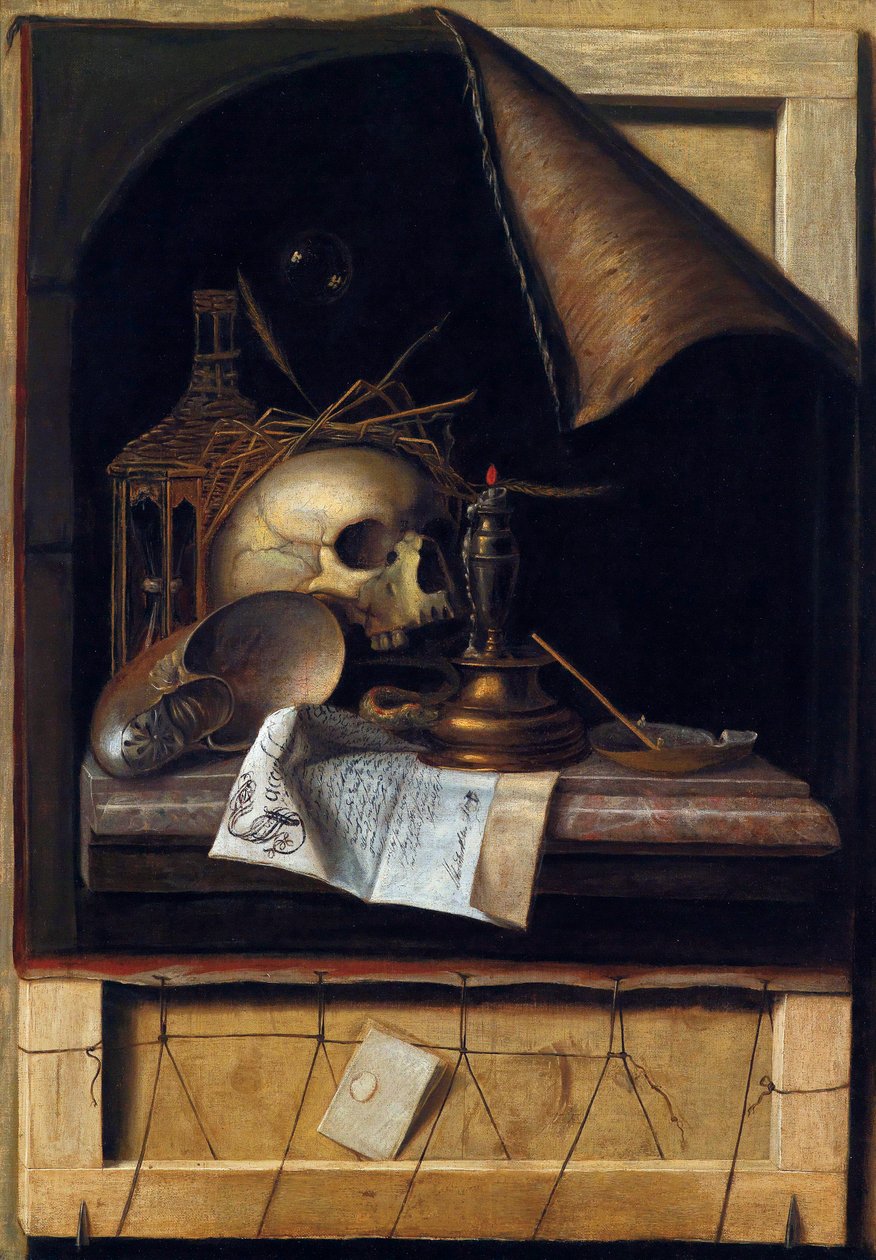 Vanitas-Stillleben von Cornelis Norbertus Gysbrechts