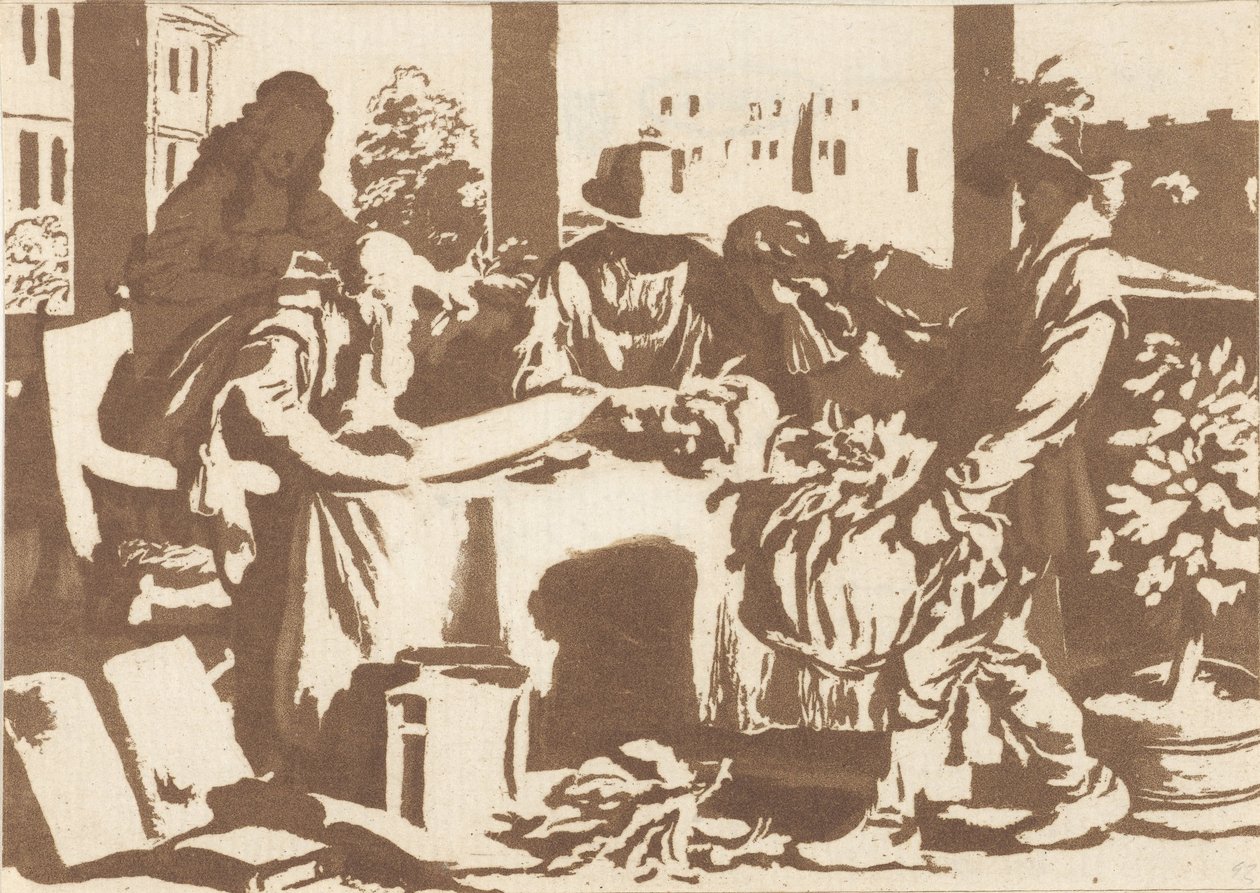 Botaniker von Cornelis Ploos van Amstel (signed by artist)