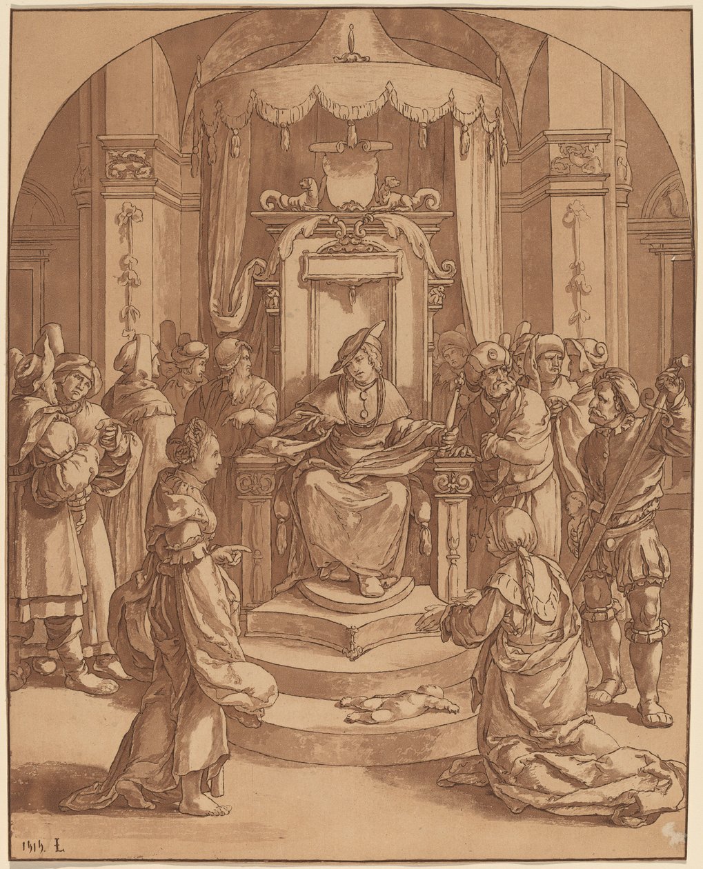 Das Urteil Salomos von Cornelis Ploos van Amstel