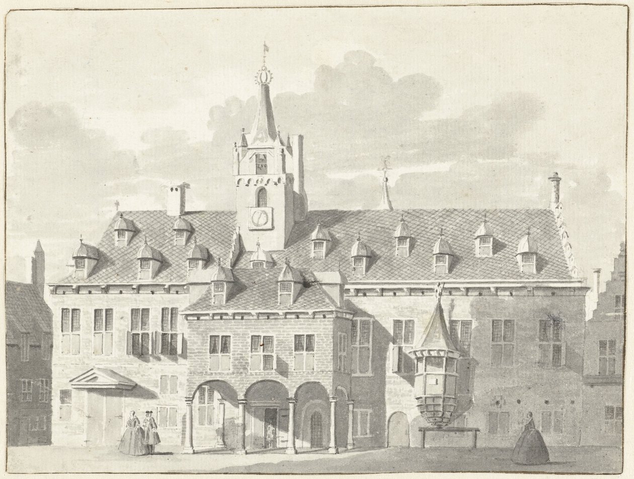 Das Rathaus von Gorinchem von Cornelis Pronk
