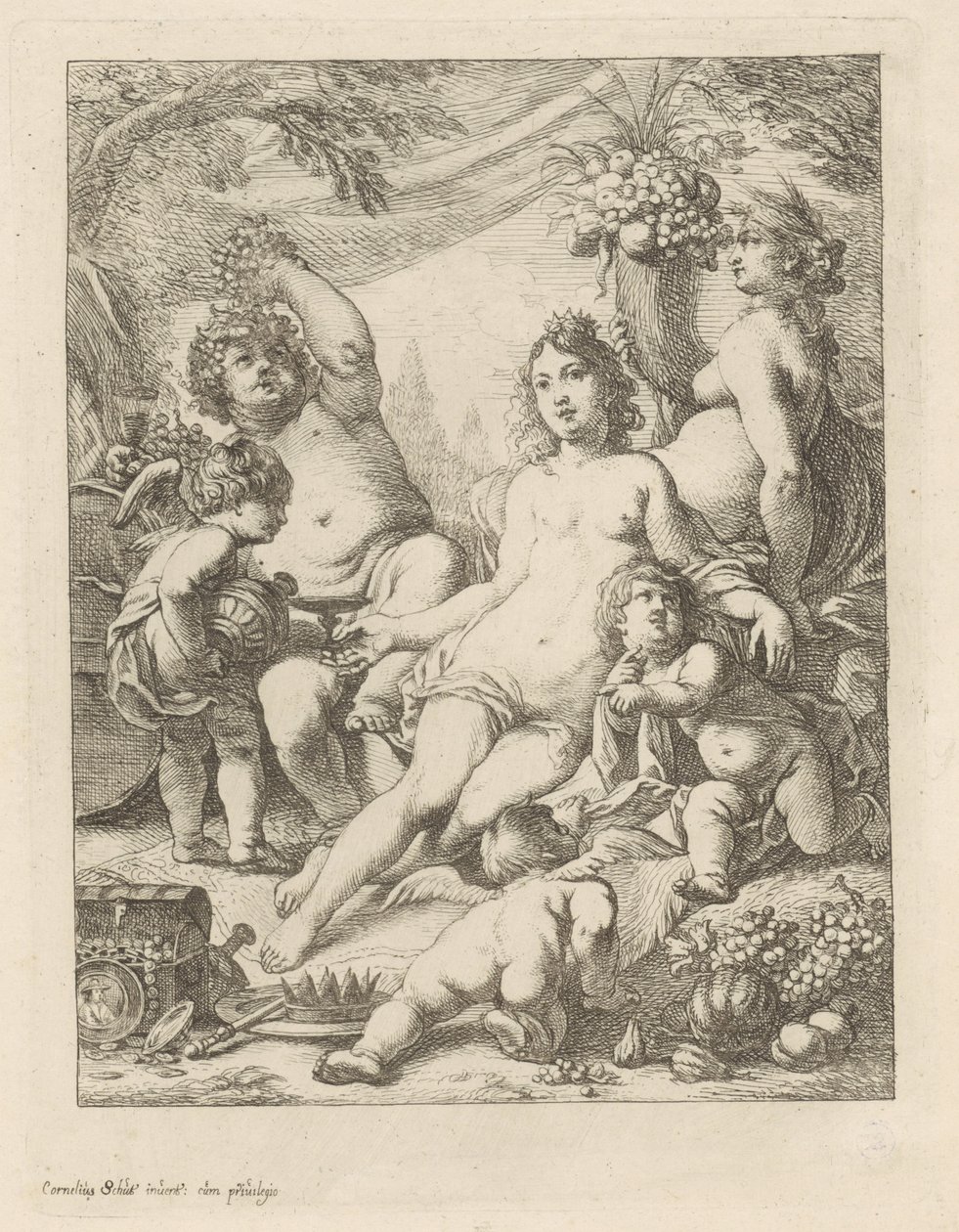 Bacchus, Venus und Ceres von Cornelis Schut (I)