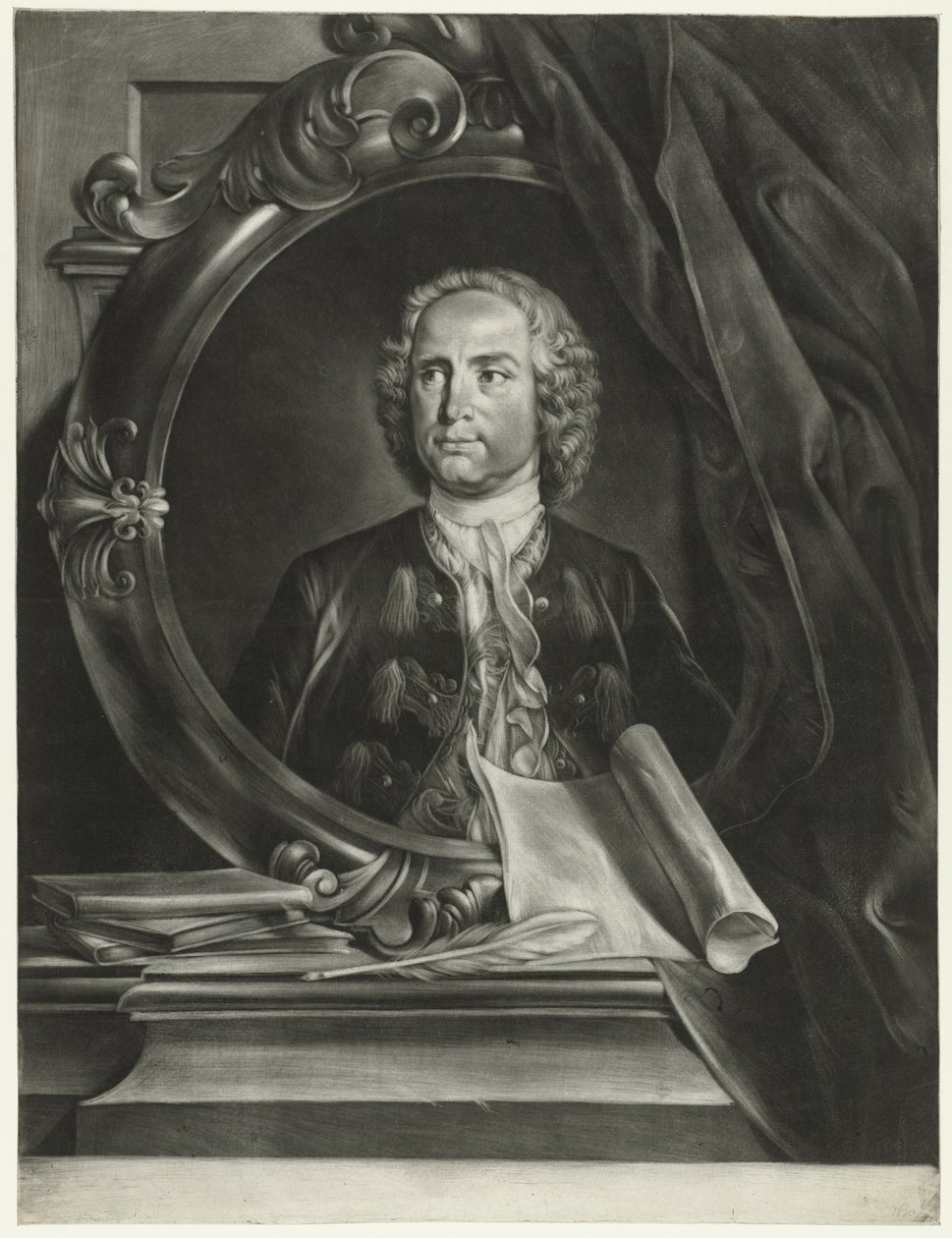 Porträt des Komponisten Pietro Antonio Locatelli 1695-1764 von Cornelis Troost