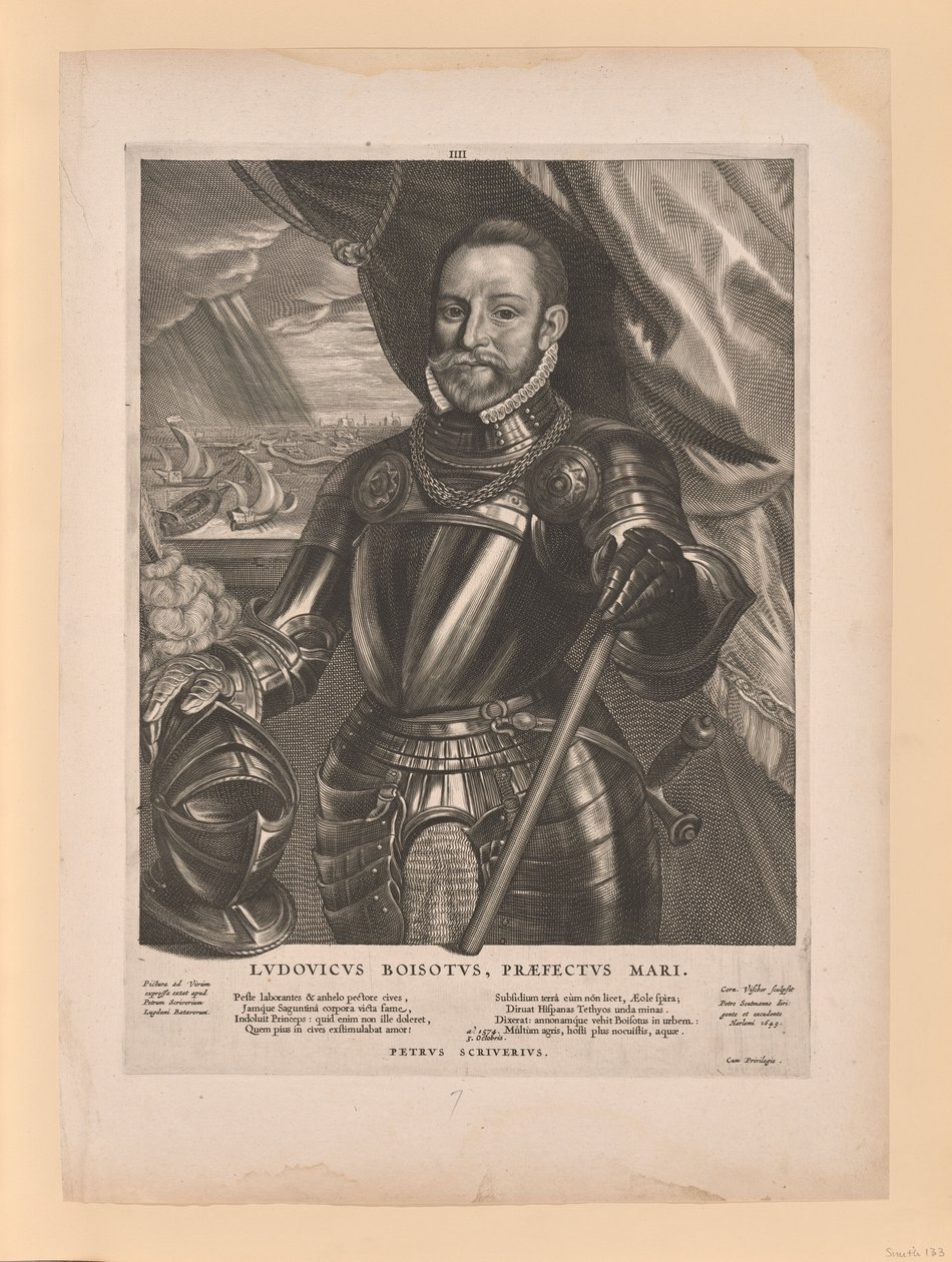 Lodewijk van Boisot, Admiral von Zeeland, aus Quatuor Personae von Cornelis Visscher