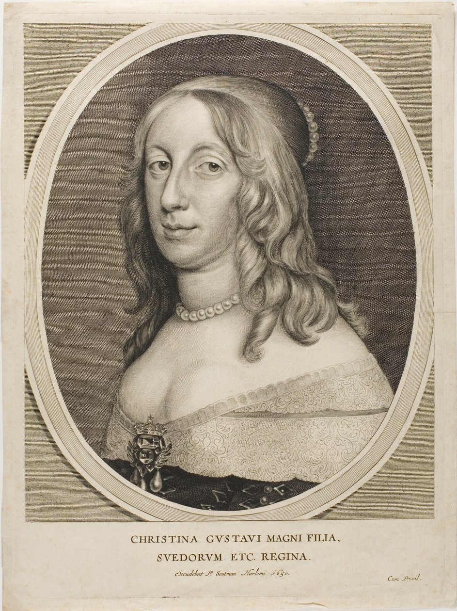 Königin Christina von Schweden von Cornelis Visscher