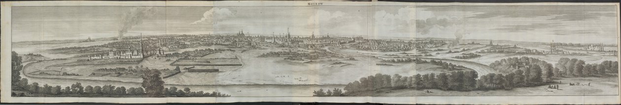 Moskau aus: Reizen over Moskovië von Cornelis de Bruijn