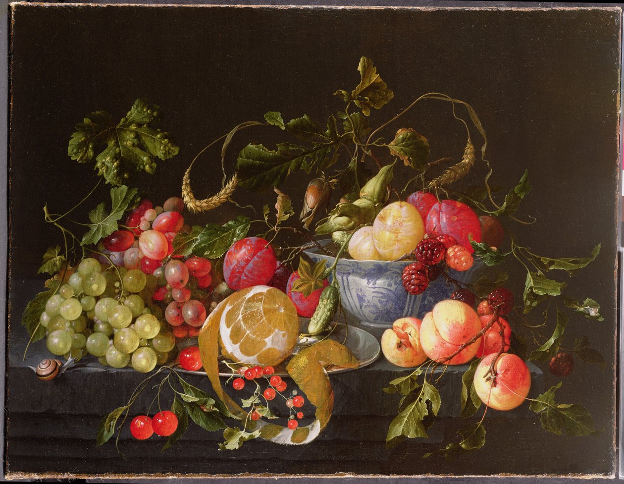 Stillleben mit Früchten von Cornelis de Heem