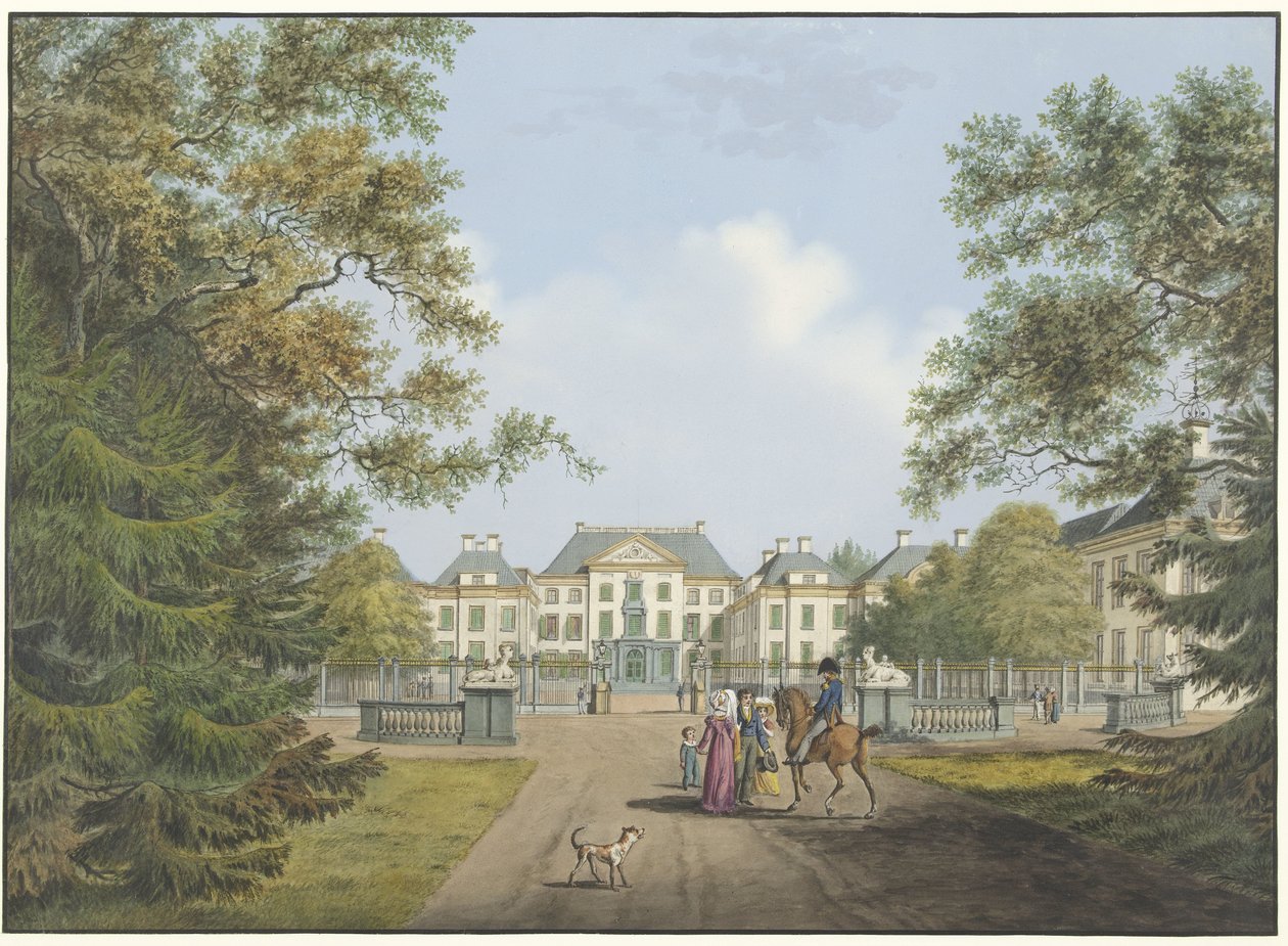 Ansicht des Palastes Het Loo von Cornelis de Kruyff