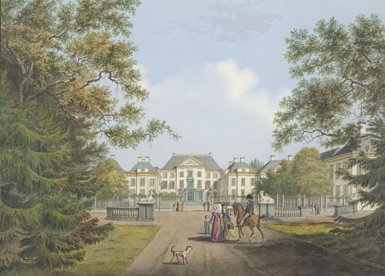 Ansicht des Het Loo Palastes von Cornelis de Kruyff