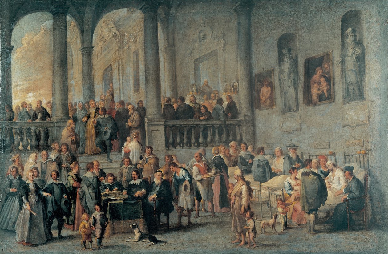 Die Kranken besuchen von Cornelis de Wael
