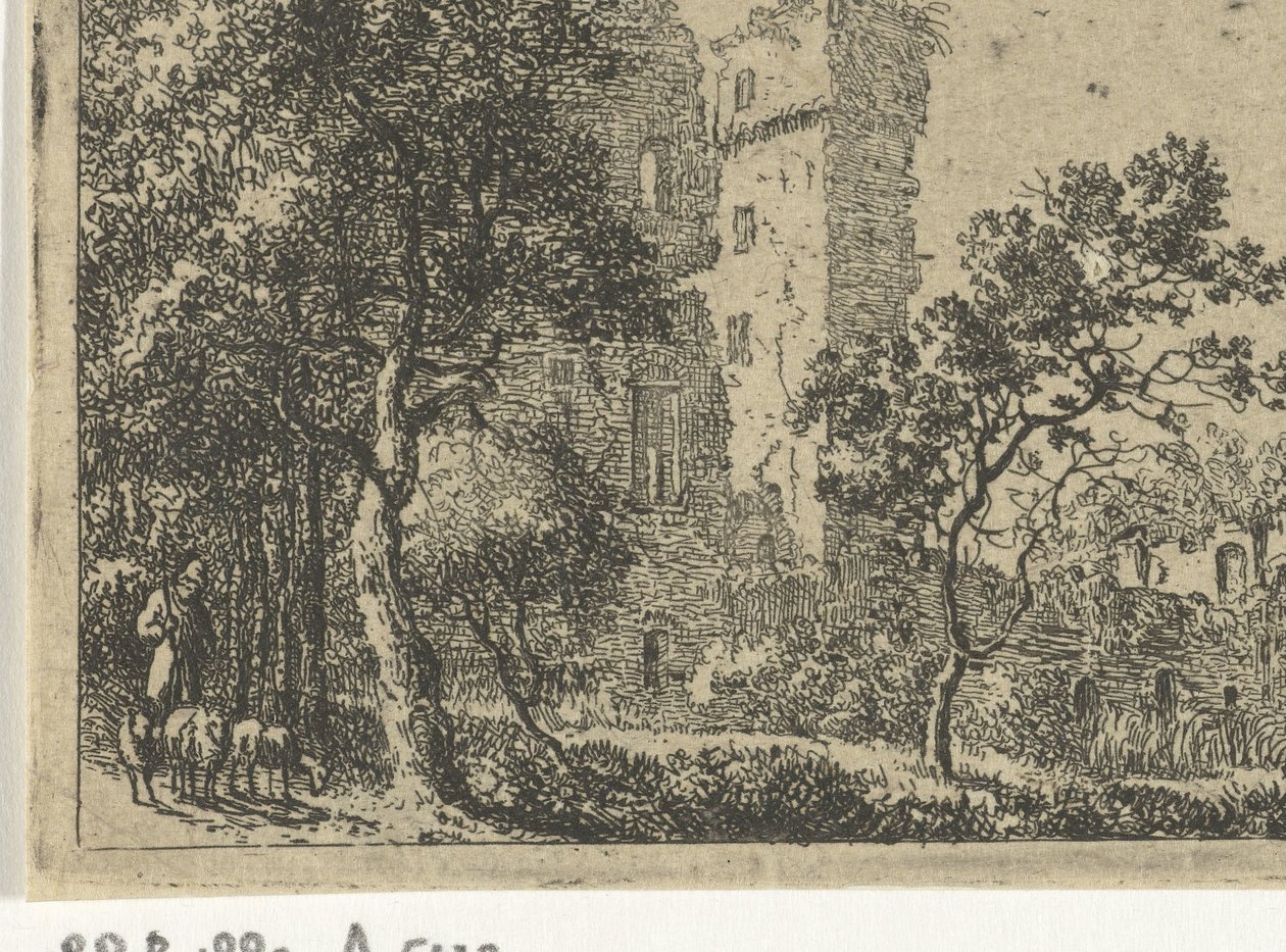 Ruine von Schloss de Haar von Cornelis van Hardenbergh