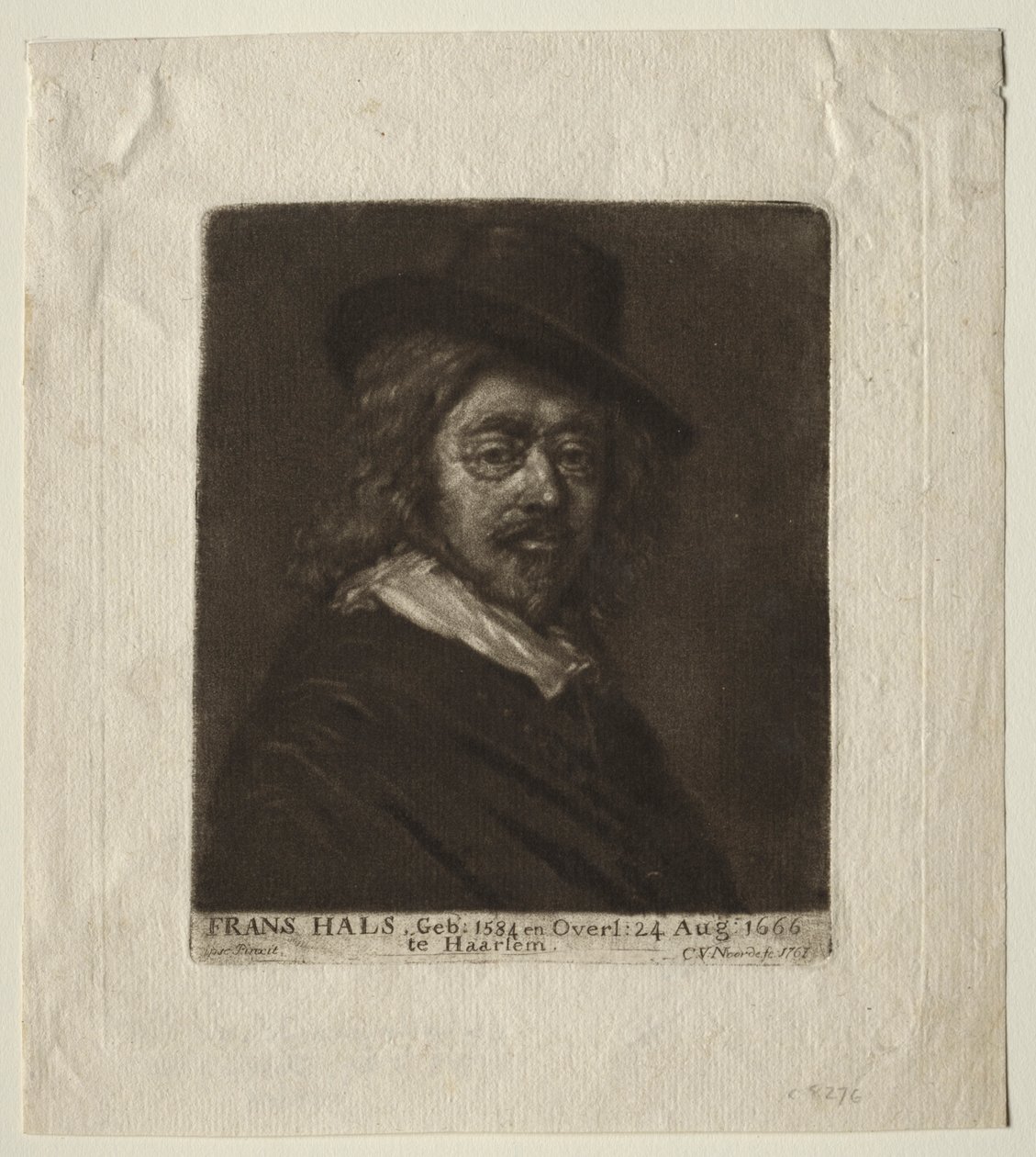 Frans Hals, 1761 von Cornelis van Noorde