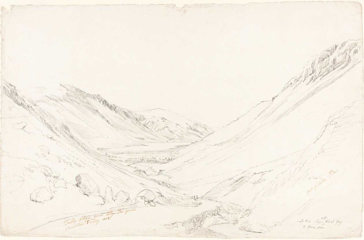 Tally Llyn vom Llyn Trigrain von Cornelius Varley