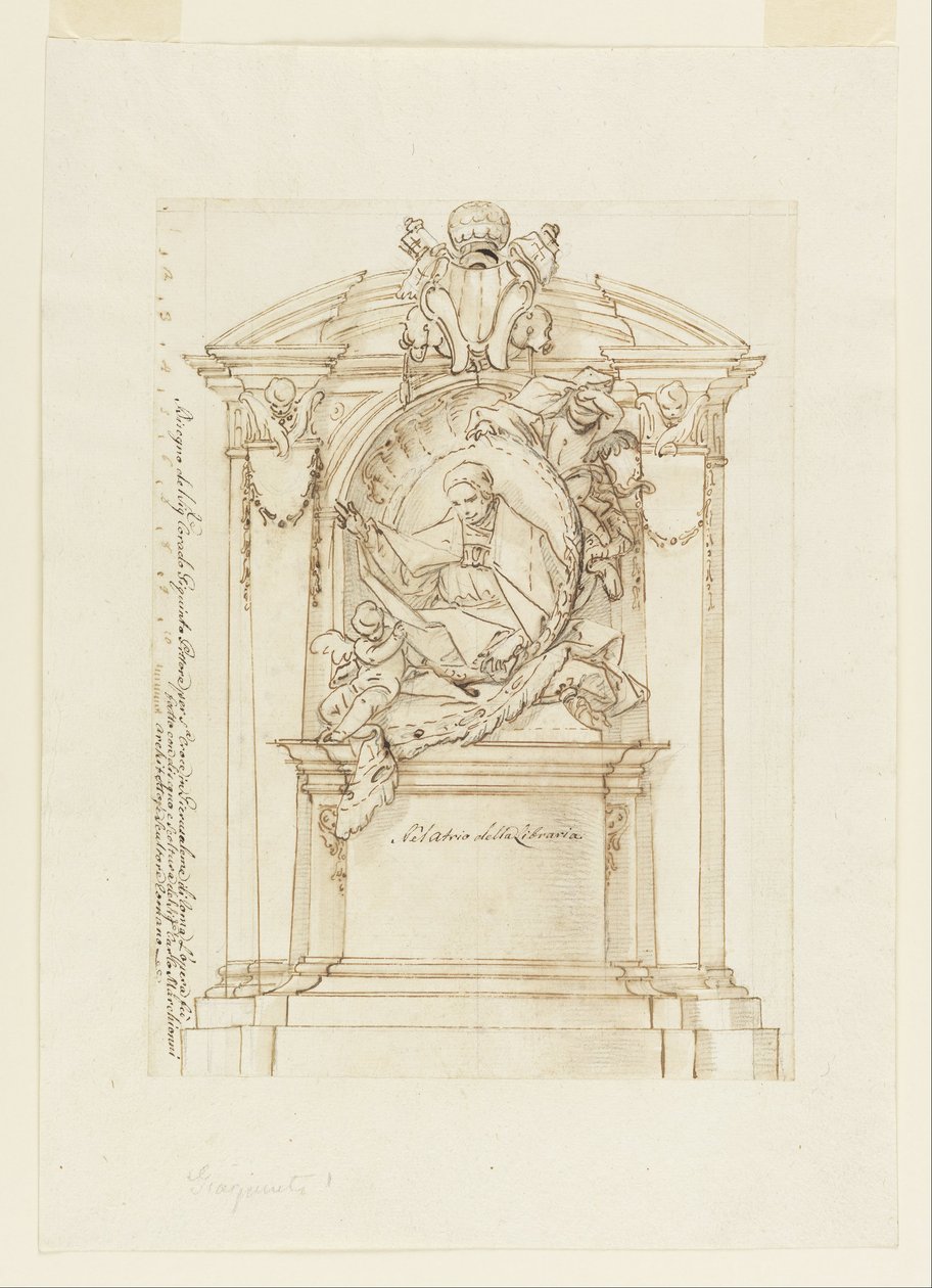 Entwurf für ein Denkmal von Corrado Giaquinto