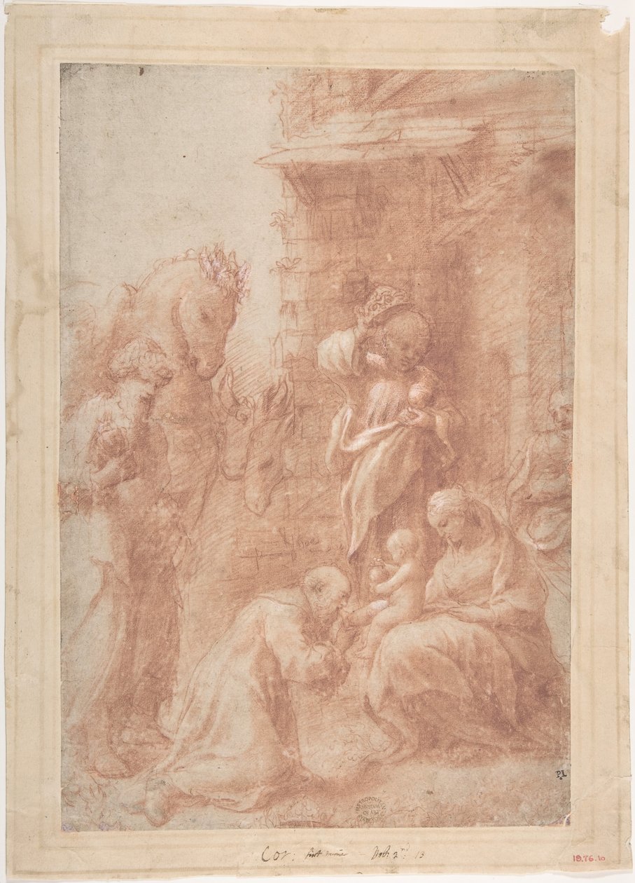 Die Anbetung der Könige von Correggio