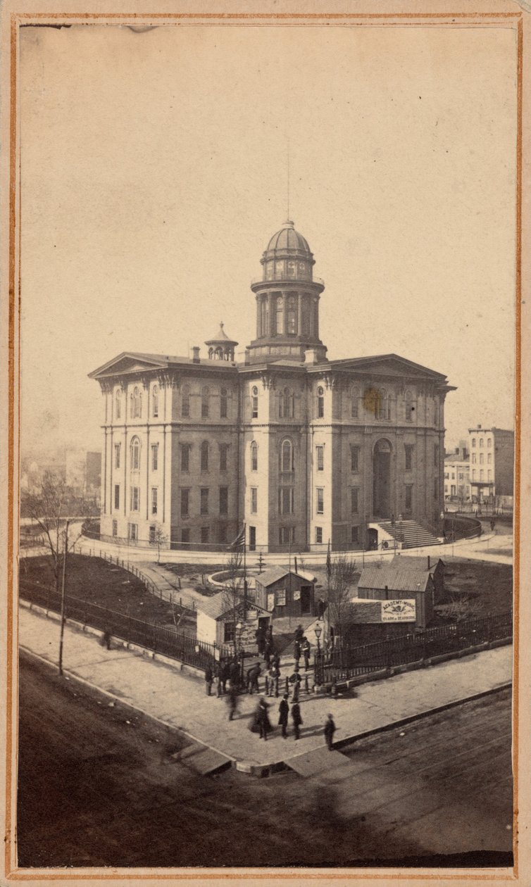 Akademie der Musik, Chicago, 1860er Jahre von Crater