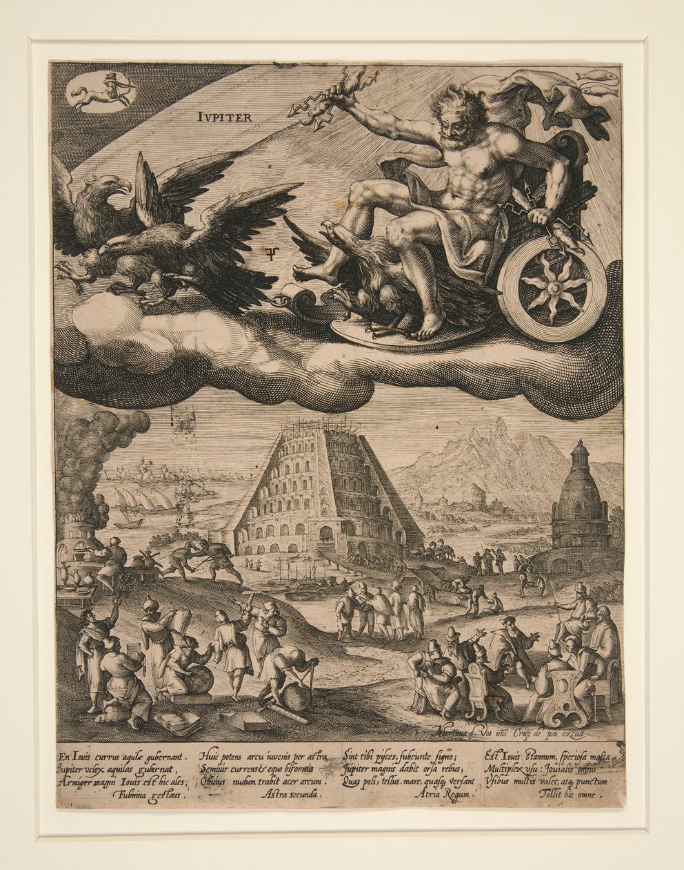 Jupiter, aus der Serie Sieben Planeten von Crispijn de Passe the Elder