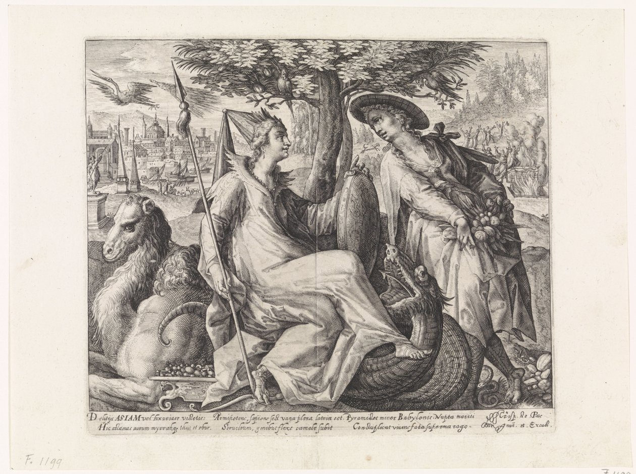 Asien von Crispijn van de Passe (I)