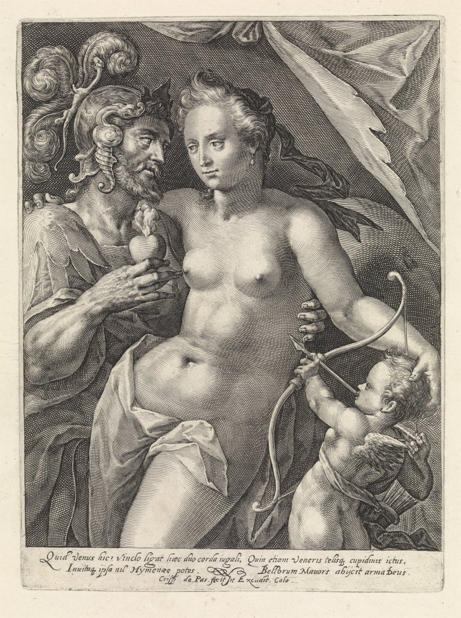 Mars und Venus von Crispijn van de Passe (I)