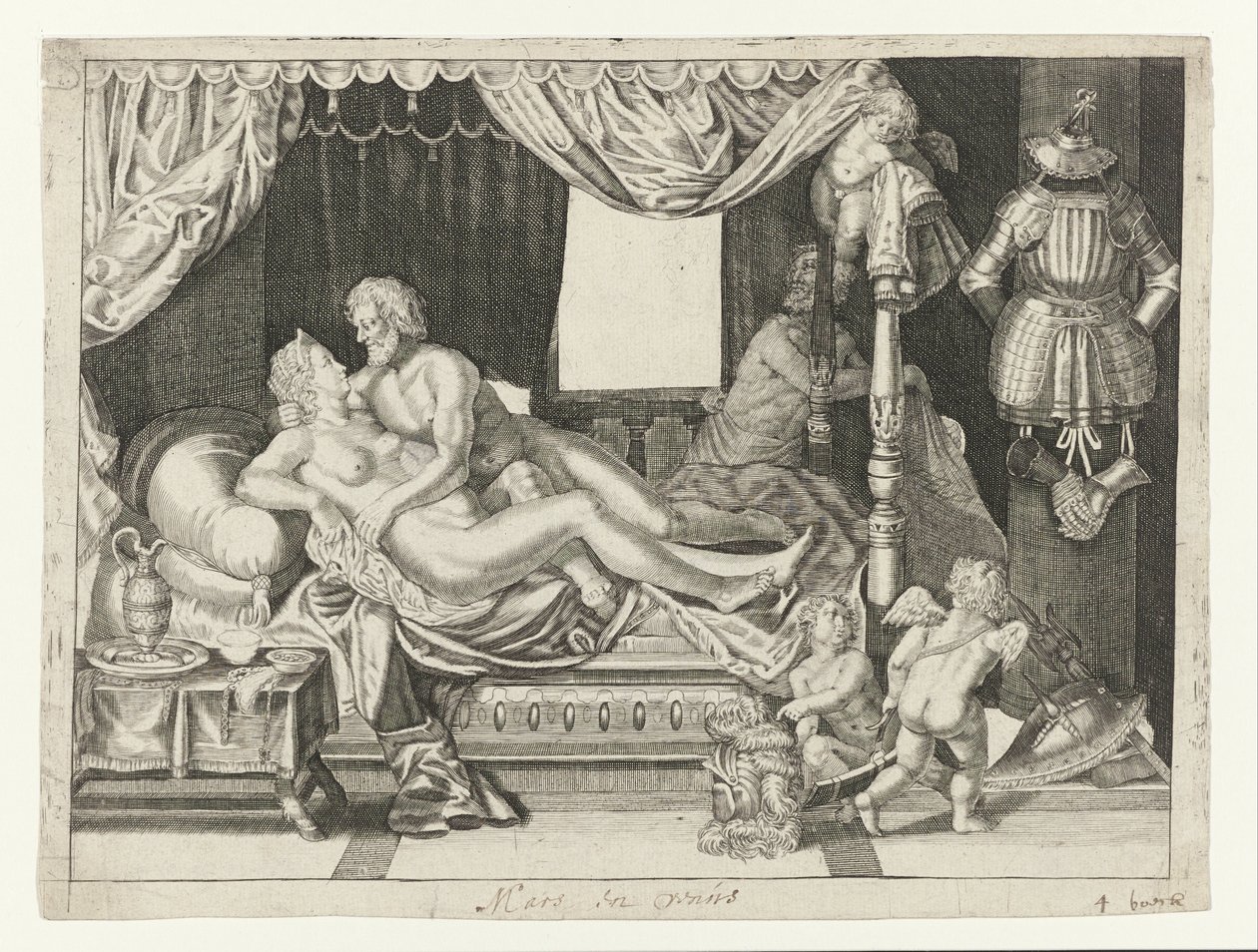 Mars und Venus von Crispijn van de Passe (II)