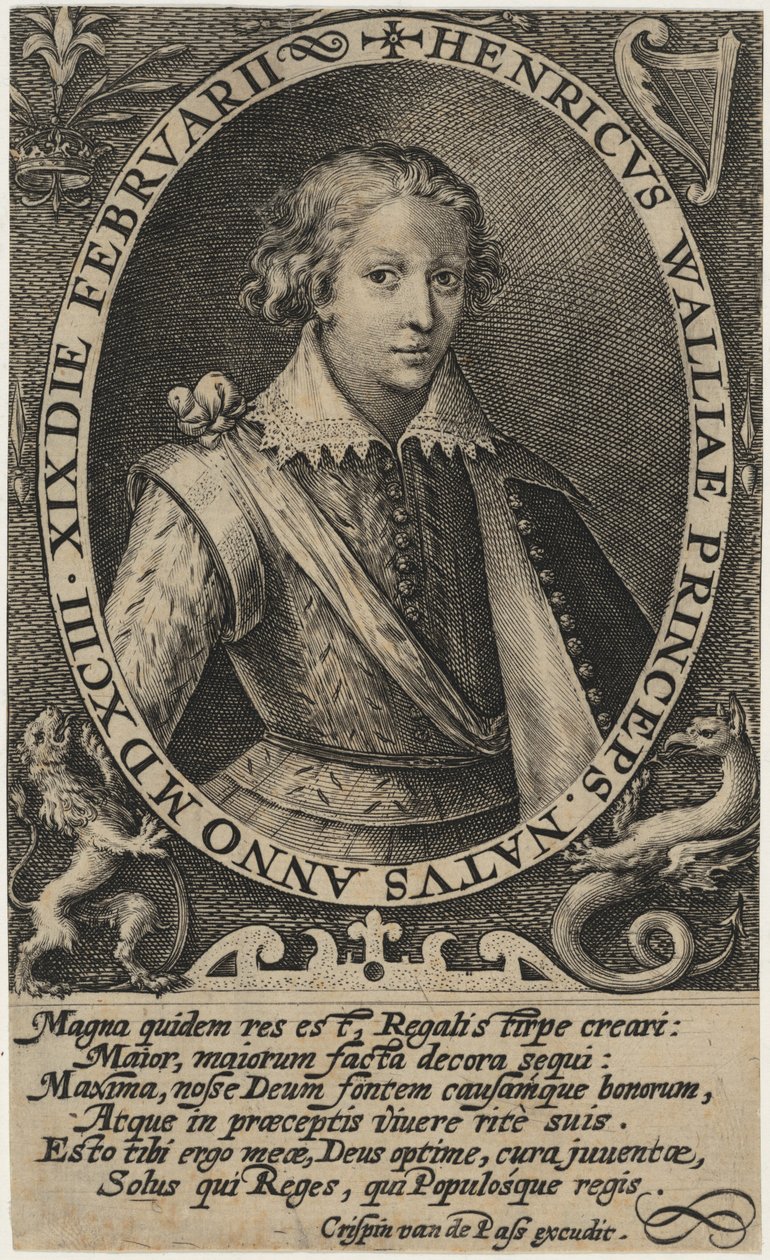 Henry Frederick, Prinz von Wales von Crispijn van de Passe I