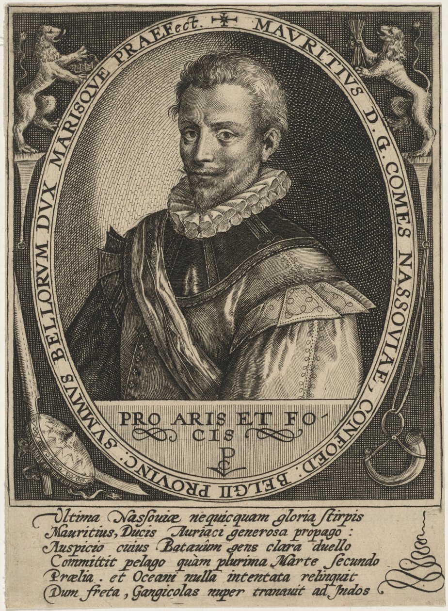 Moritz von Nassau, Prinz von Oranien von Crispijn van de Passe I
