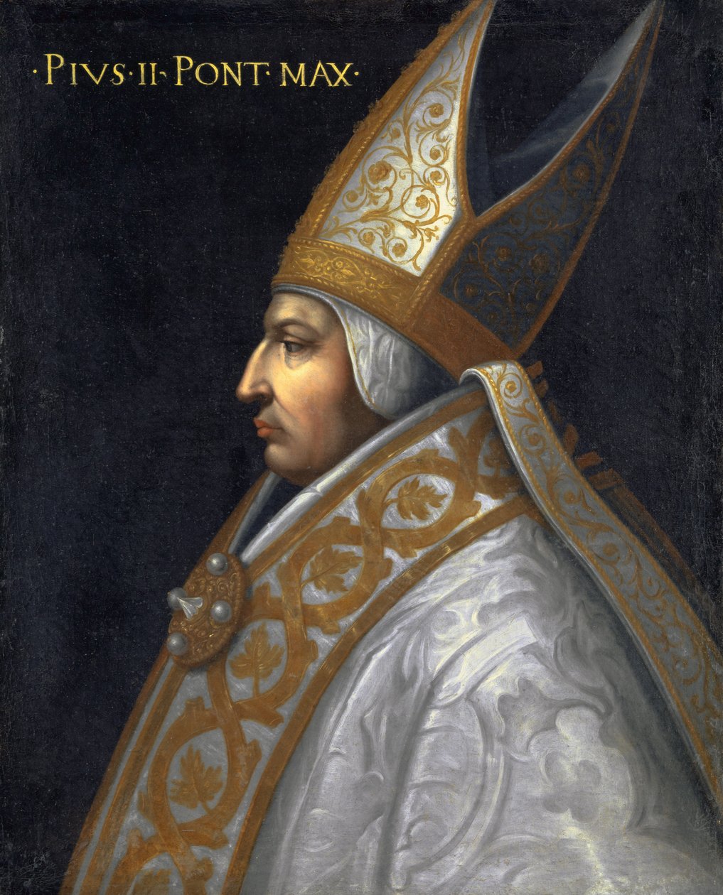 Porträt von Papst Pius II. von Cristofano dell Altissimo