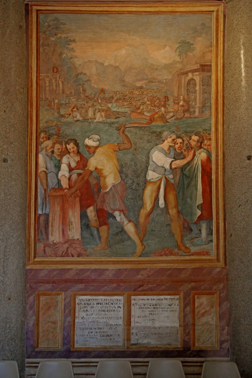Martyrium und Verstümmelung verschiedener Heiliger von Cristoforo & Tempesta Antonio (1555 1630) Roncalli