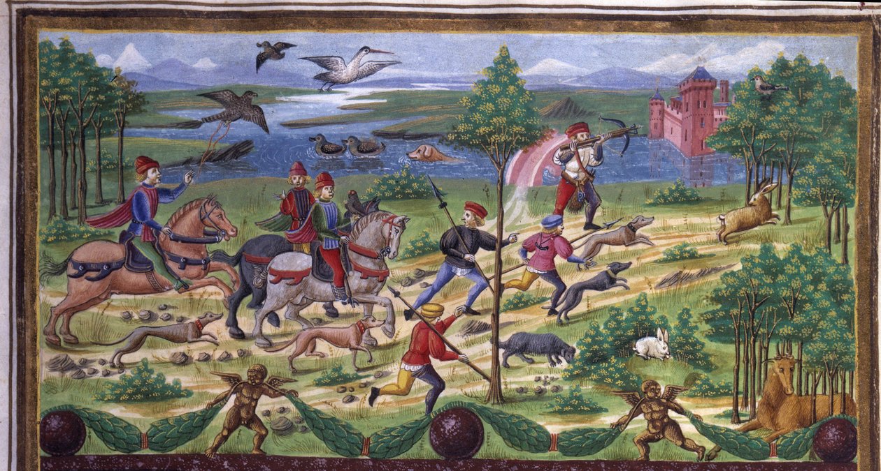 Die Jagd (Detail) von Cristoforo De Predis