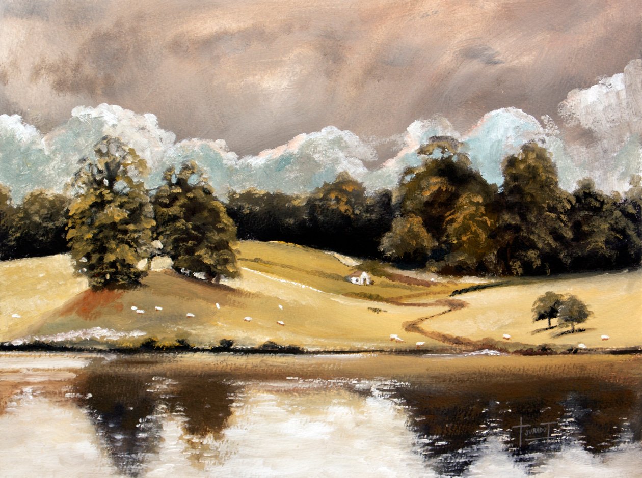 Freude des Lichts, nahe Leeds Castle von Cruz Jurado Traverso