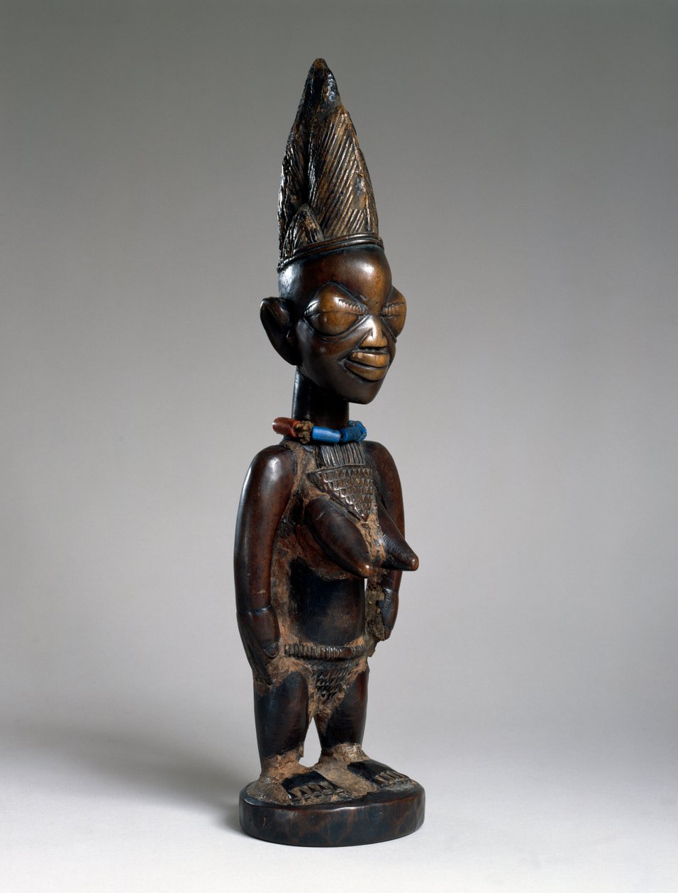 Zwillingsfigur (ere ibeji), Ila-Orangun Region, Nigeria, spätes 19. oder frühes 20. Jahrhundert von Yoruba Culture