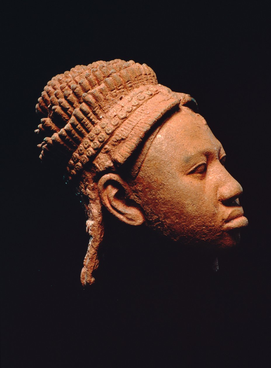 Yoruba-Kopf einer Königin, aus Ita Yemoo, Ife, Nigeria von Culture Yoruba