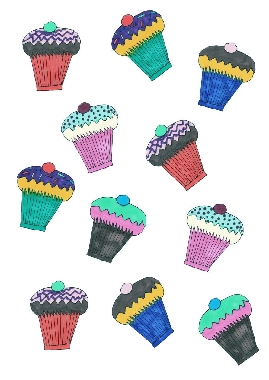 Cupcakes, 2017 von Daisy de Villeneuve