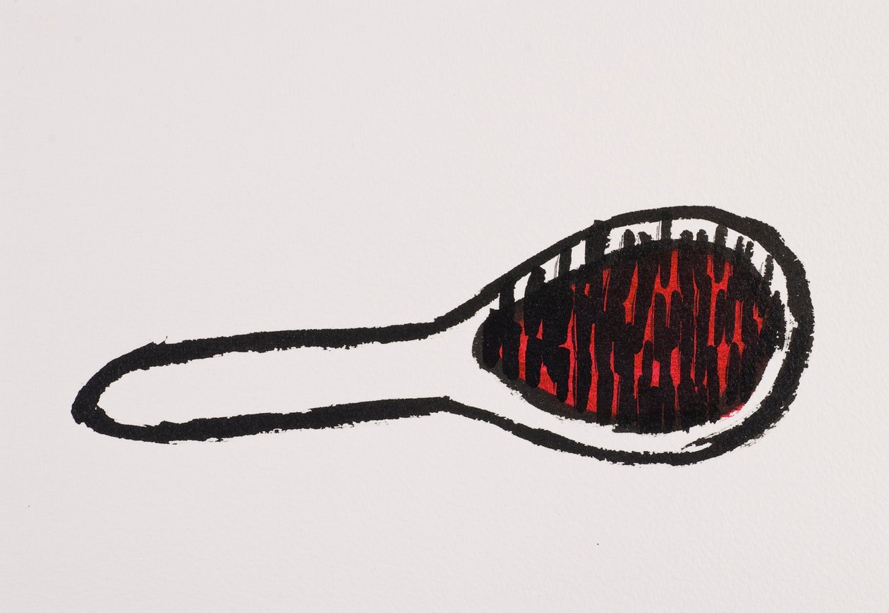 Haarbürste, 2017 von Daisy de Villeneuve