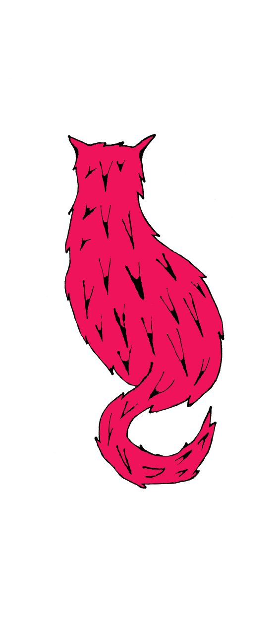 Rote Katze von Daisy de Villeneuve