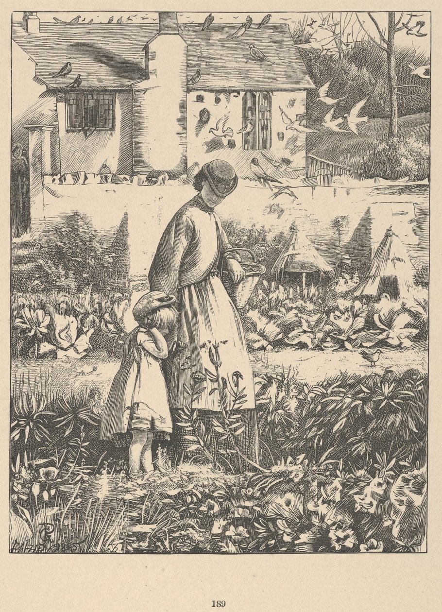 Die Inselbiene aus Wayside Posies: Original Poems of the Country Life, 1867 von Dalziel Brothers