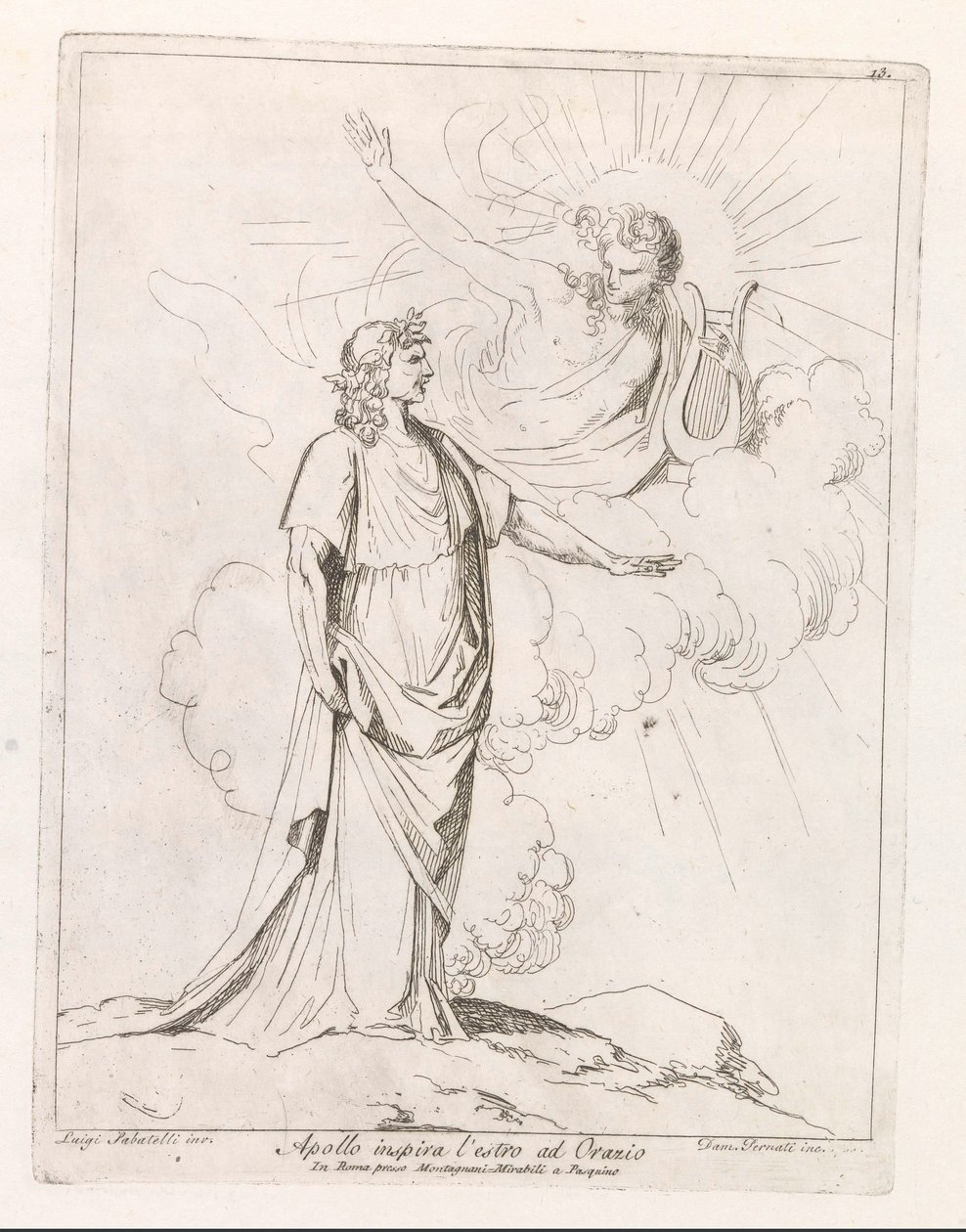 Apollo inspiriert Horatius von Damiano Pernati