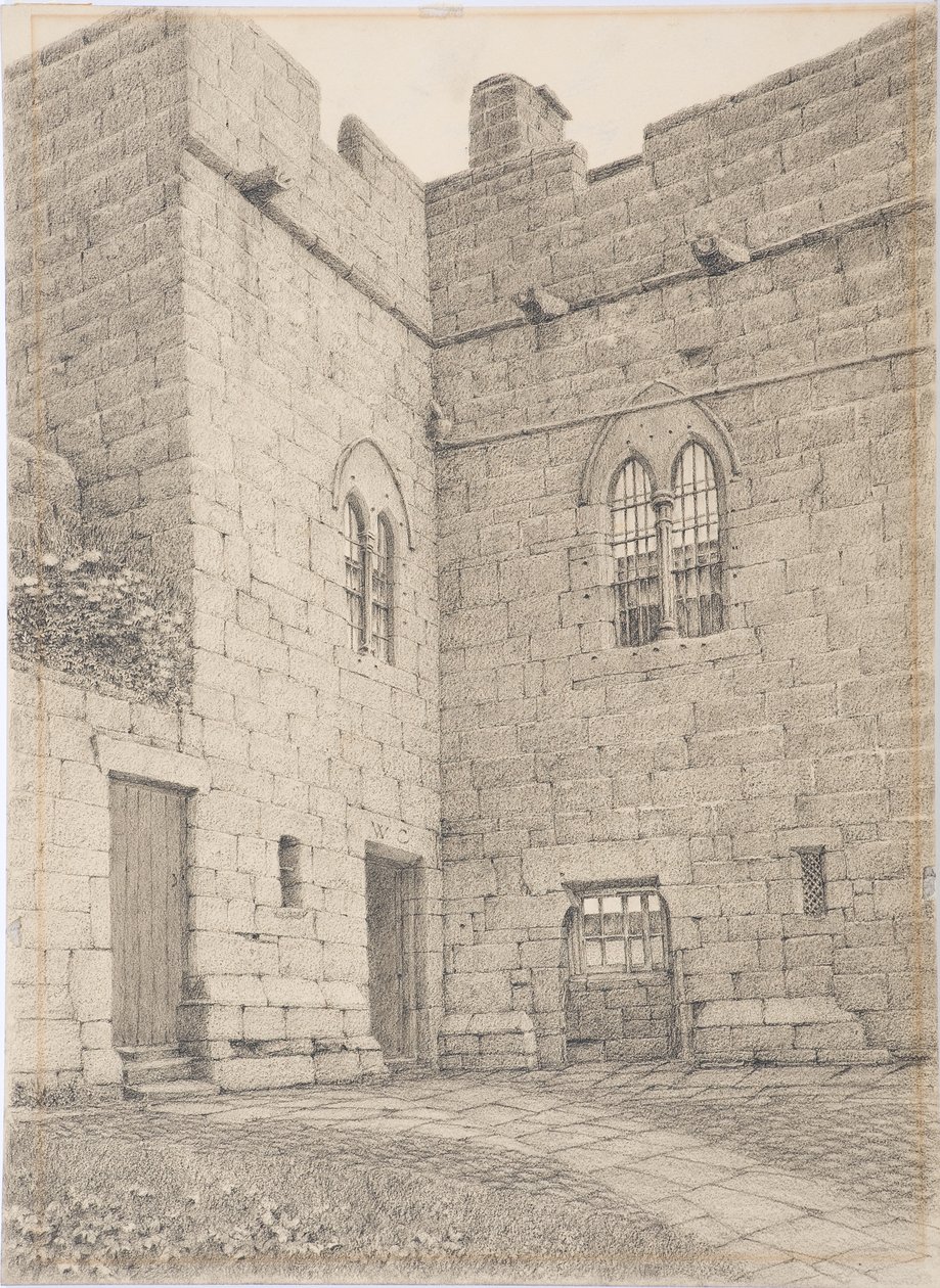 Aydon Castle, um 1916 von Daniel Oliver