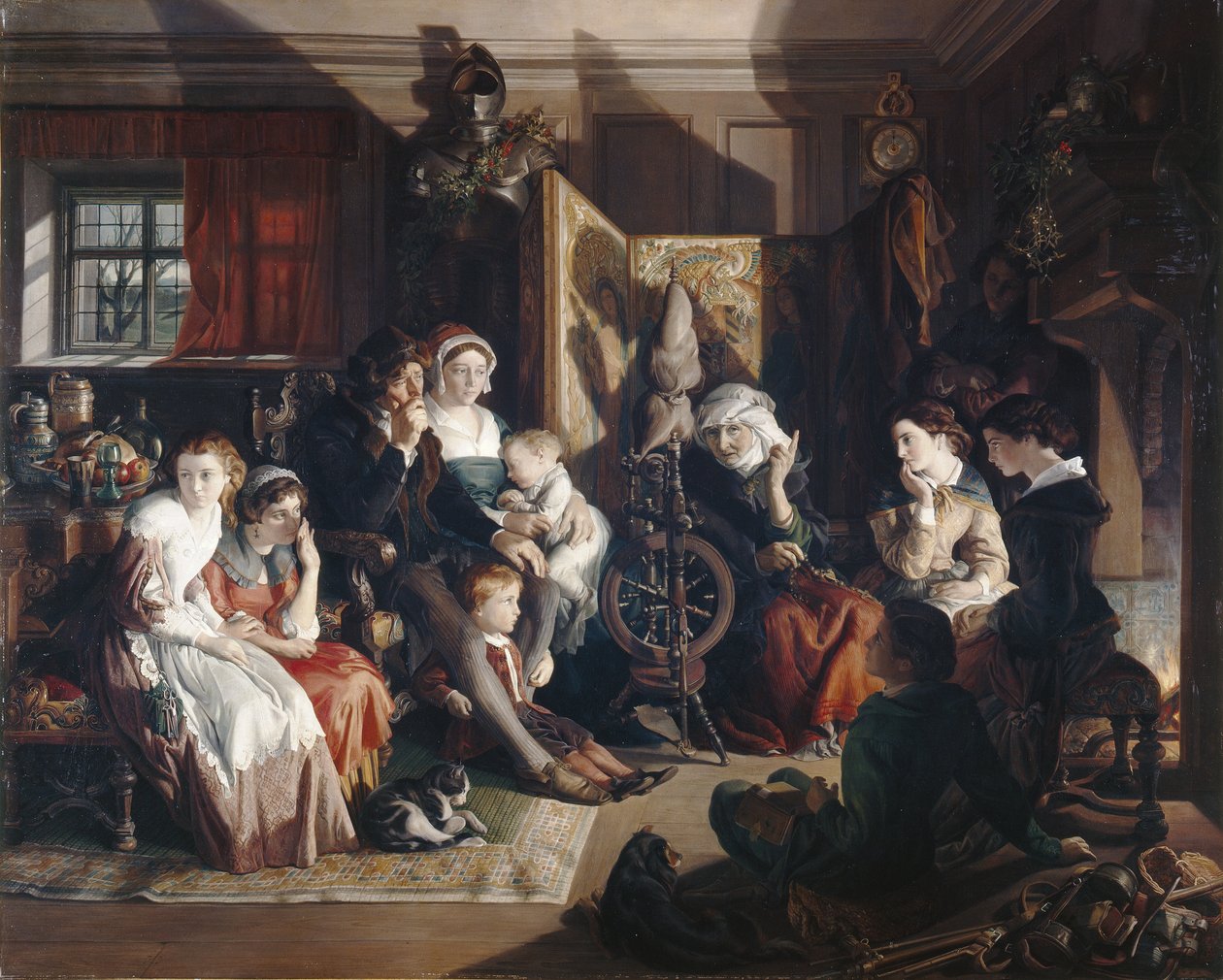 Eine Wintergeschichte von Daniel (1806 70) Maclise