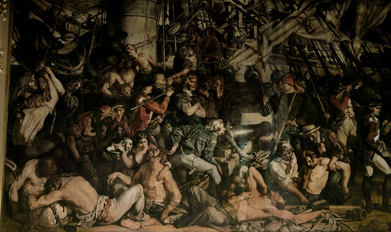 Der Tod von Nelson (Detail) von Daniel Maclise