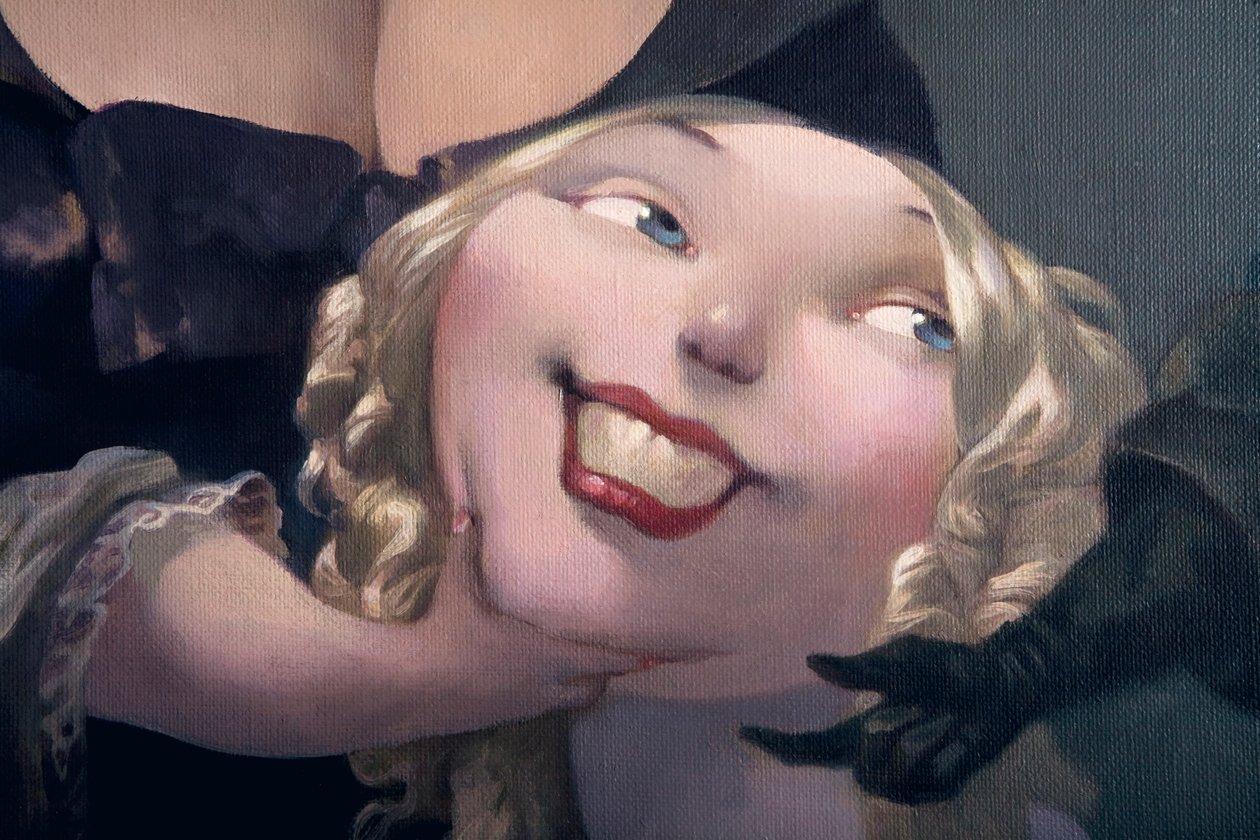Der Antrag (Detail), aus Blaubart von Charles Perrault (1628-1703) von Daniel Cacouault