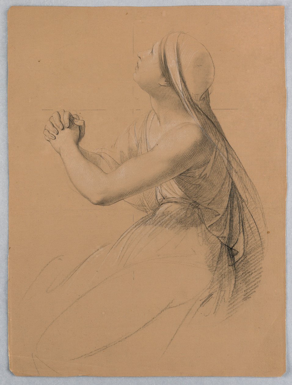 Studie für "Kommunion der t", 1844 von Daniel Huntington