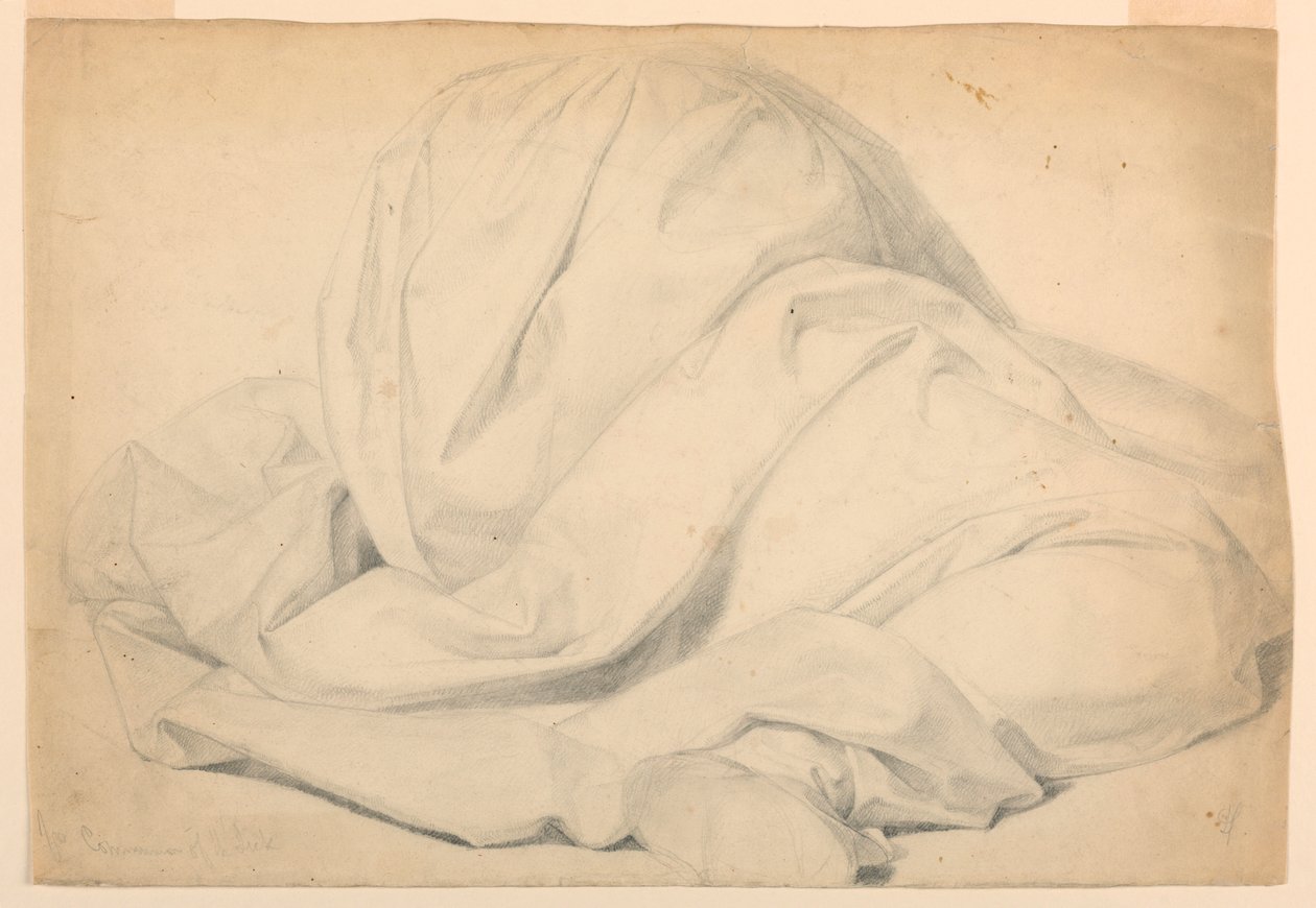 Studie für "Kommunion der Kranken", 1844–45 von Daniel Huntington