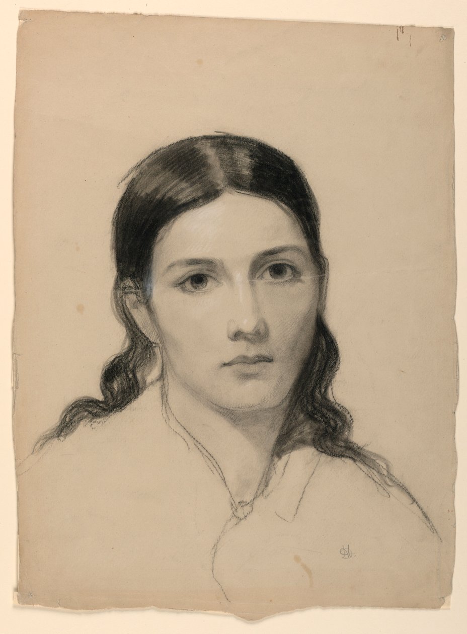 Die Frau des Künstlers Sophie, 1853 von Daniel Huntington