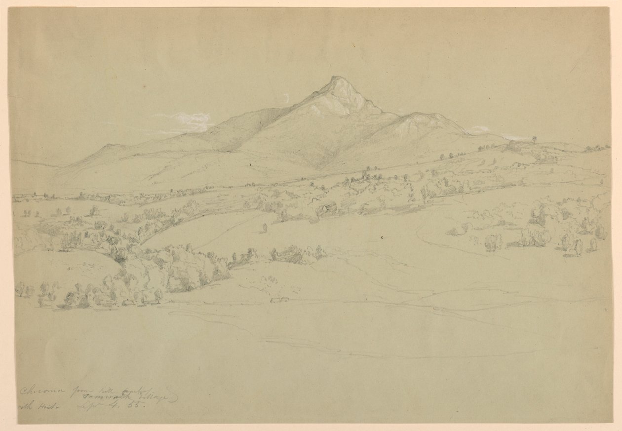 Mount Chocorua vom Hügel nahe Tamworth Village von Daniel Huntington
