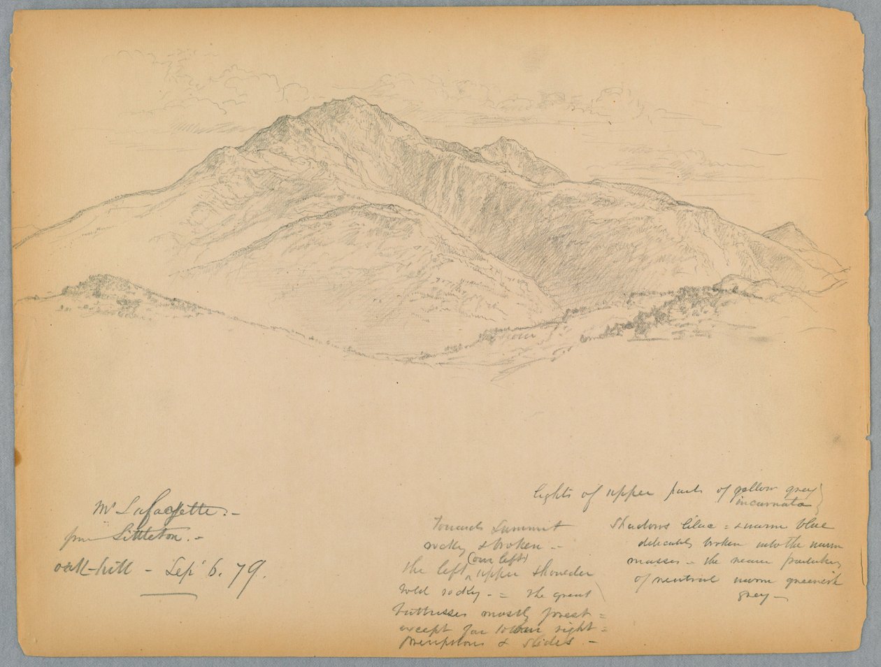Mt. Lafayette von Oak Hill, Littleton, New Hampshire von Daniel Huntington