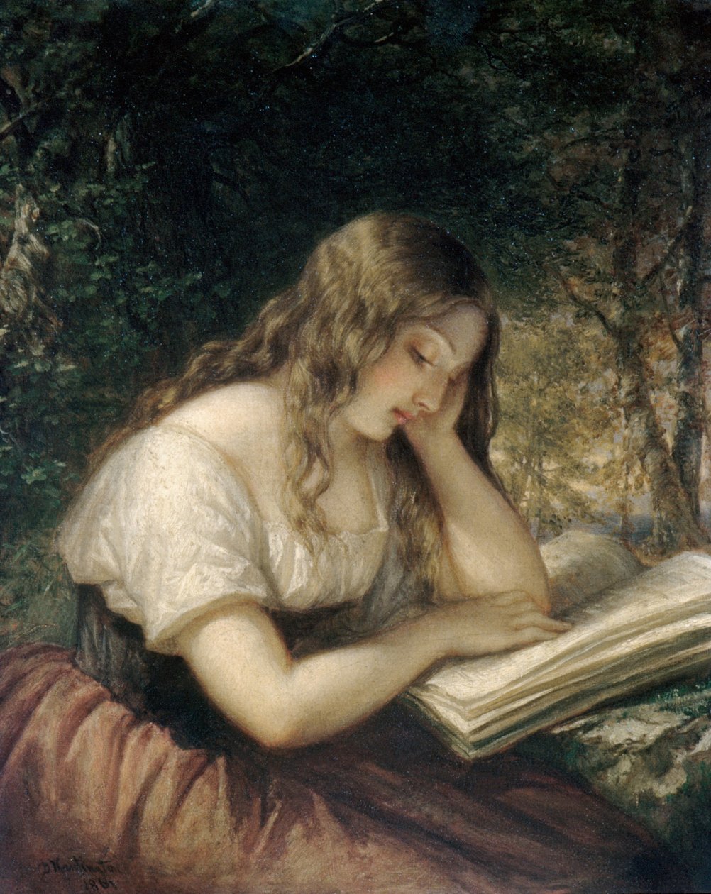 Studie in einem Wald von Daniel Huntington
